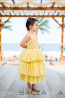 Детска рокля „Златисто сияние“  1
