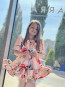 Детска рокля "BIRDS & FLOWERS & PINK" 4