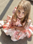 Детска рокля "BIRDS & FLOWERS & PINK" 9