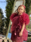 Детска рокля „ПРИНЦЕСА“ burgundy edition 19