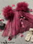 Детска рокля „ПРИНЦЕСА“ burgundy edition 15