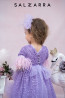Детска луксозна рокля „ДАНТЕЛЕНО ИЗКУШЕНИЕ“ purple edition 2