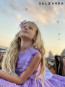 Детска луксозна рокля „ДАНТЕЛЕНА ПРИКАЗКА“ purple edition 2