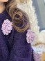 Детски пуловер "DOLCEZZA" dark purple edition 2