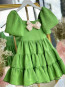Детска рокля "GREEN CHARM"  1