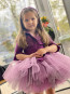 Детска рокля „PURPLE-VIOLETT TULIP“ 3