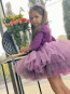 Детска рокля „PURPLE-VIOLETT TULIP“ 7
