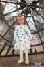 Детска рокля „Син сняг“ 2