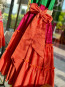 Детска рокля "VAYA" /green, cyclamen & orange/ 8
